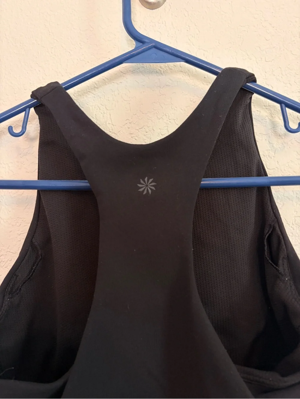 Athleta Girl - black tank top with built in bra